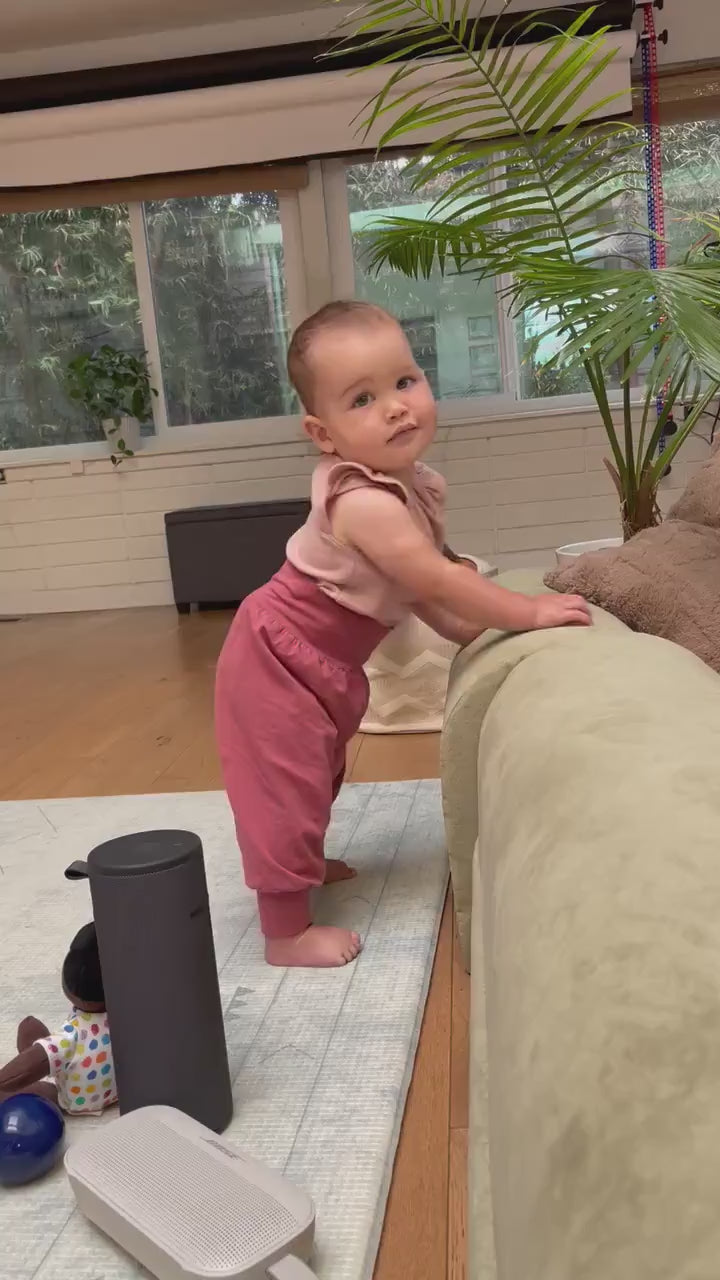 Organic Cotton baby pants - stretchy pants for little legs - soft baby pants